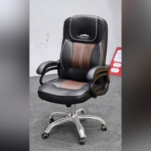 Boss Chair - Main Black + Coffee