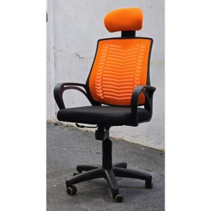 China V Mesh Chair – অরেঞ্জ কালার