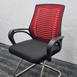 Visitor Chair - Red Colour