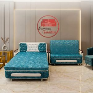 Sofa Cum Bed - Paste Colour