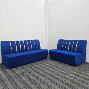 Mesh Sofa Set 3+2 Set - Blue Colour