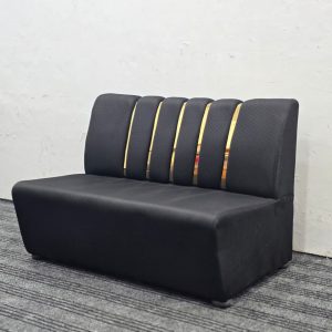 Mesh Sofa Set 2 Set - Black Colour