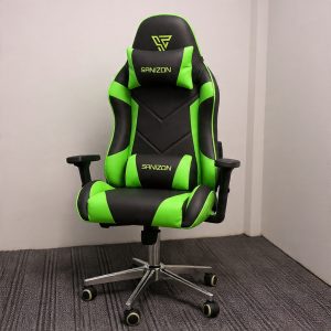VIP GAMING CHAIR - NEON GREEN BLACK COLOUR