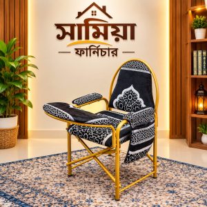 প্রিমিয়াম নামাজের চেয়ার - কালো কালার